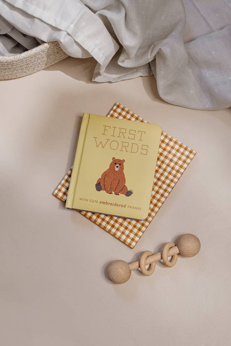 First Words with Cute Embroidered Friends