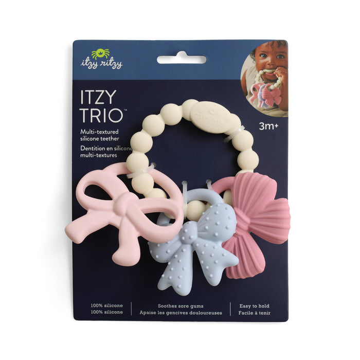 Itzy Trio™ Bow Teething Ring