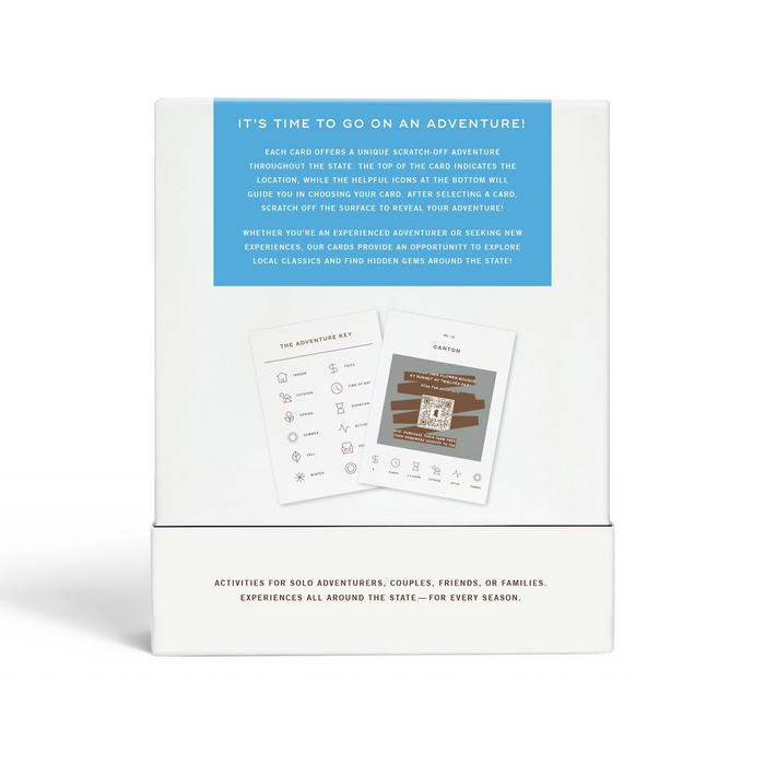 Mississippi Adventure Surprise Scratch Off Bucket List