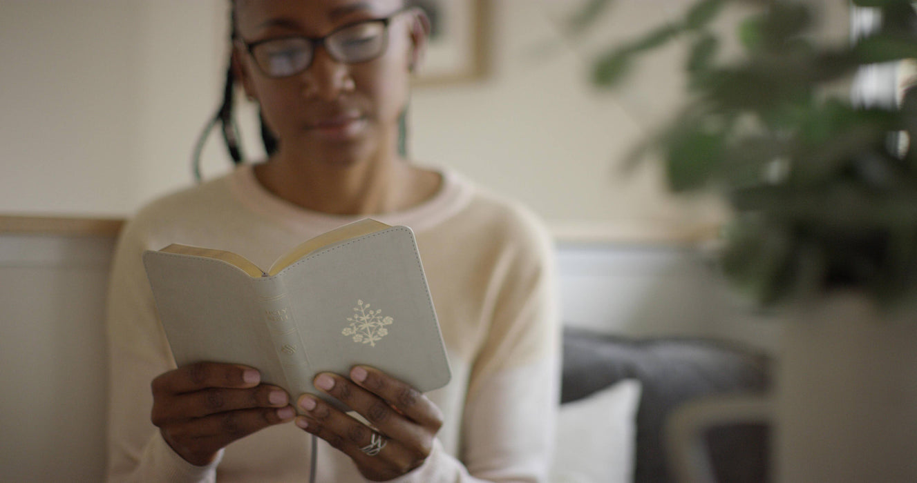 ESV Compact Bible, TruTone®, Stone, Branch Design