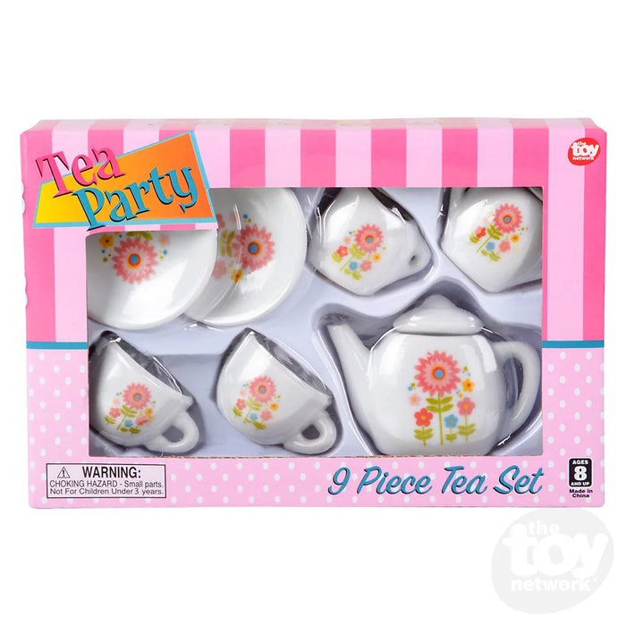 9 Piece Mini Porcelain Tea Set