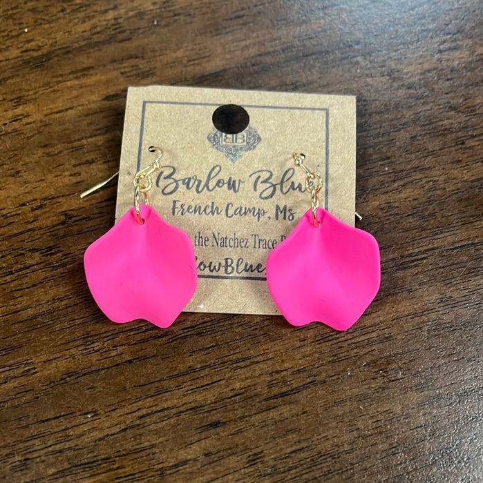 Polymer Petal Dainty Earrings
