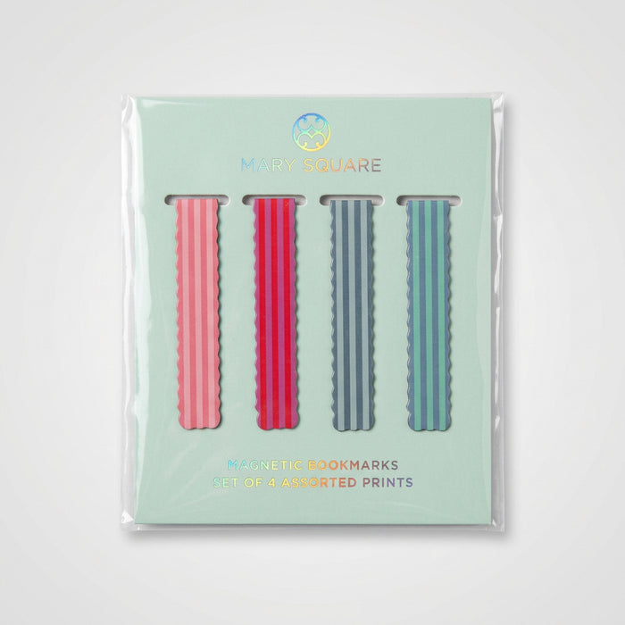 Magnetic Bookmarks by Mary Square. Come in packs of 4- 4 styles to choose from