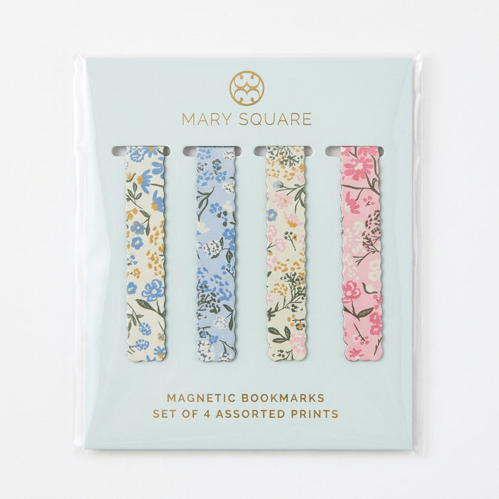 Magnetic Bookmarks by Mary Square. Come in packs of 4- 4 styles to choose from