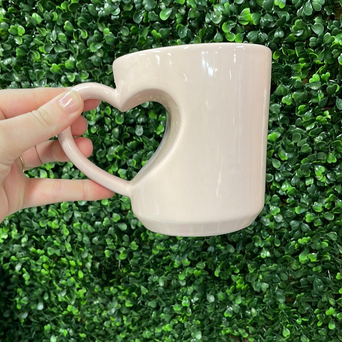 Heart Handle Mugs- available in 3 colors!