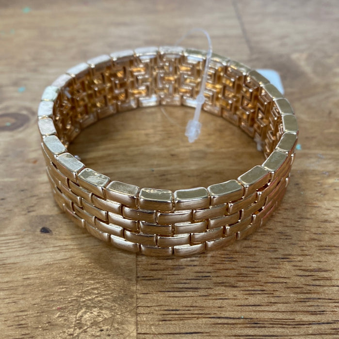 Gold “Watch Band” Bracelet