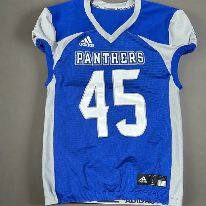 Retired Blue Panther Football Official Game Jerseys