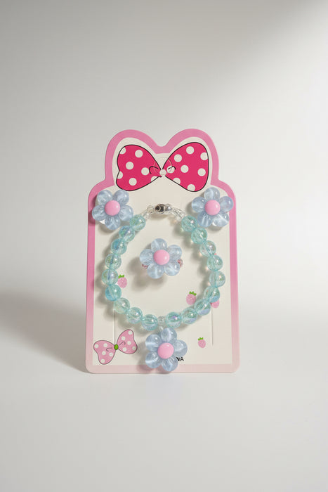 Daisy Jewelry Sets- Clip On Earrings, Ring, and Necklace. Available in 5 Styles!