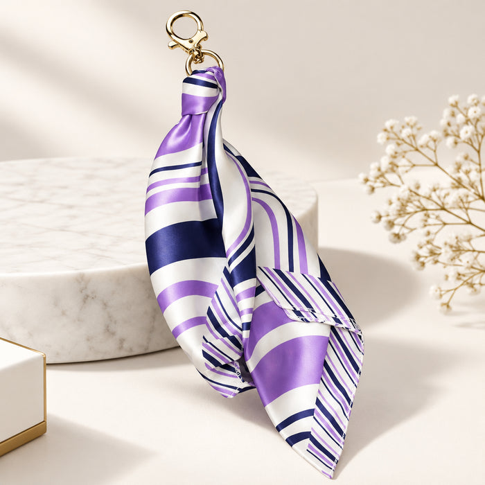 Twilly Scarf Keychain Bag Tag
