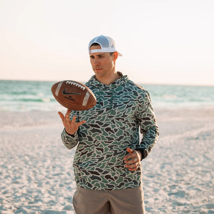 Burlebo Retro Duck Camo Performance Hoodie