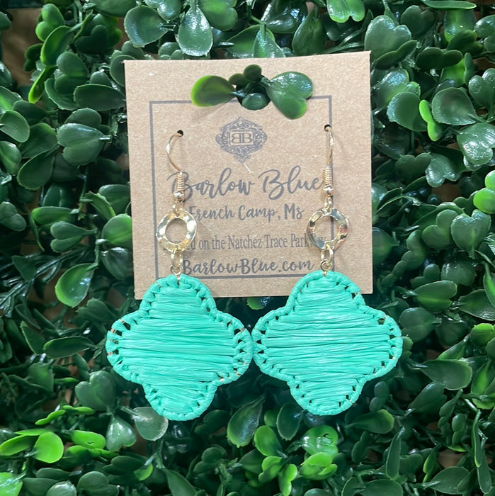 Colorful Clover Earrings -2 Colors!