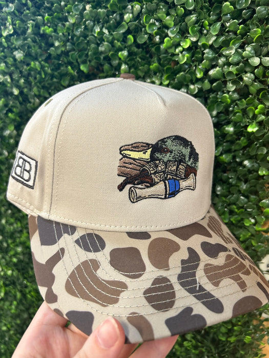 Embroidered Duck with Duck Call Hats -3 Styles Available!