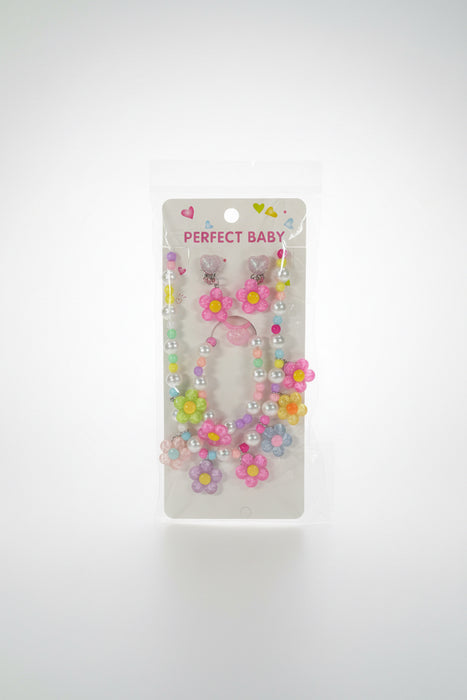 Daisy Jewelry Sets- Clip On Earrings, Ring, and Necklace. Available in 5 Styles!