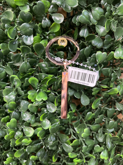 Engravable 4 Sided Rectangle Keychains- 4 Styles! Personalization included in price!