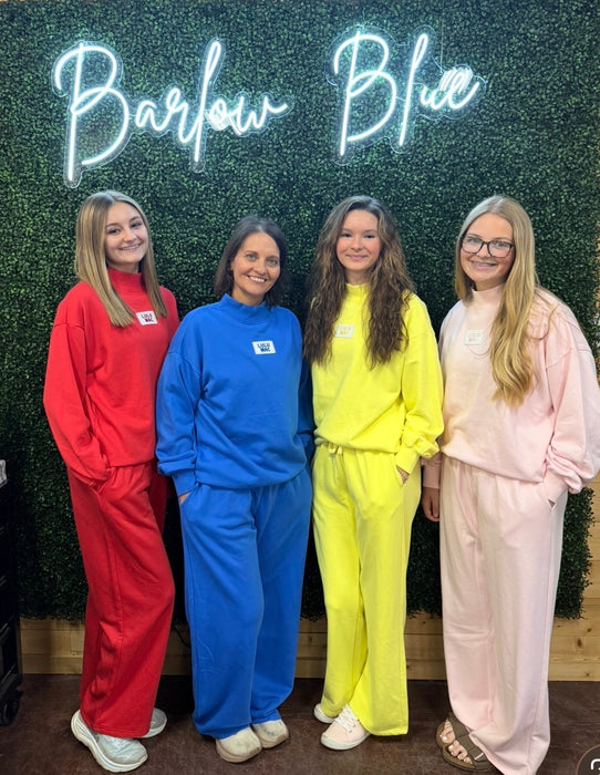 Adult White Lulu Mac Terry Cloth Pants.  THESE PANTS ARE OVERSIZED.  I sized down one size.  30% OFF!