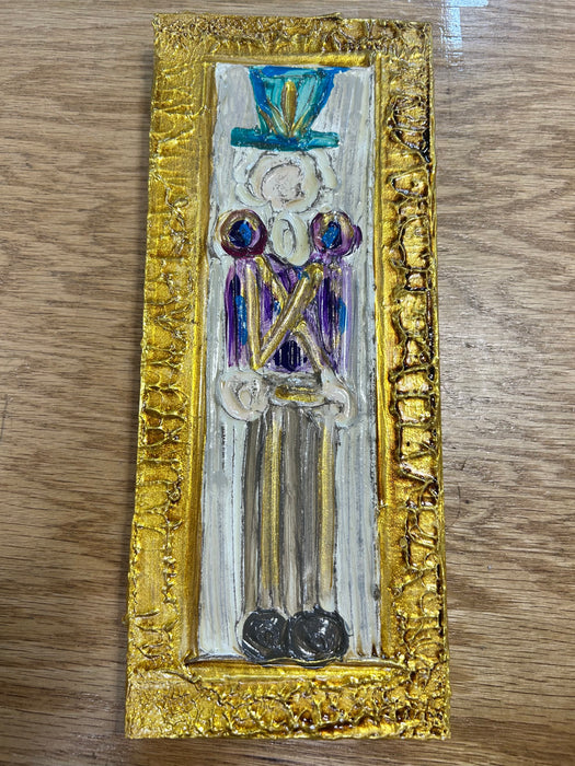 Nutcracker Block w/ Gold Outline- 3 Styles!