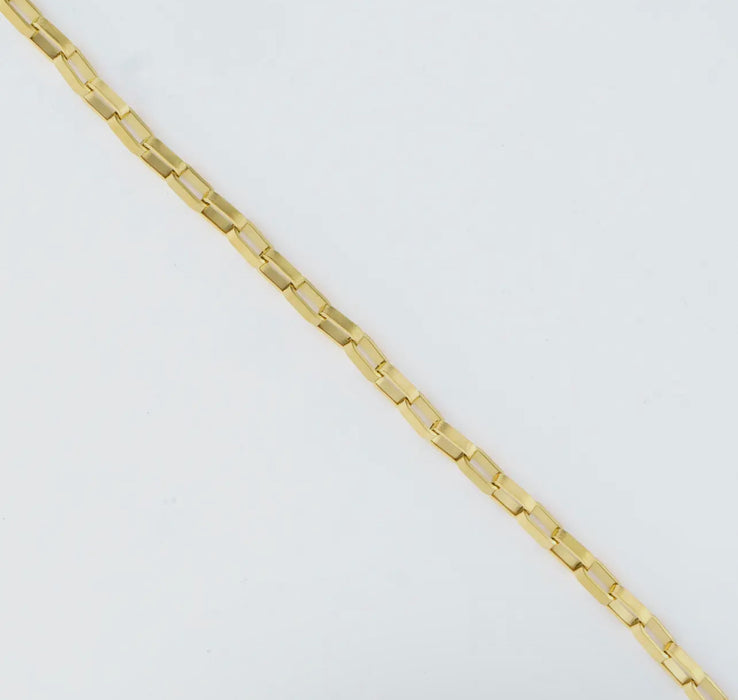 Waterproof Gold 18” Box Chain Necklace