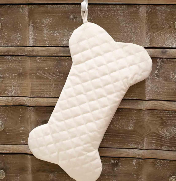 Quilted Dog Bone Stocking