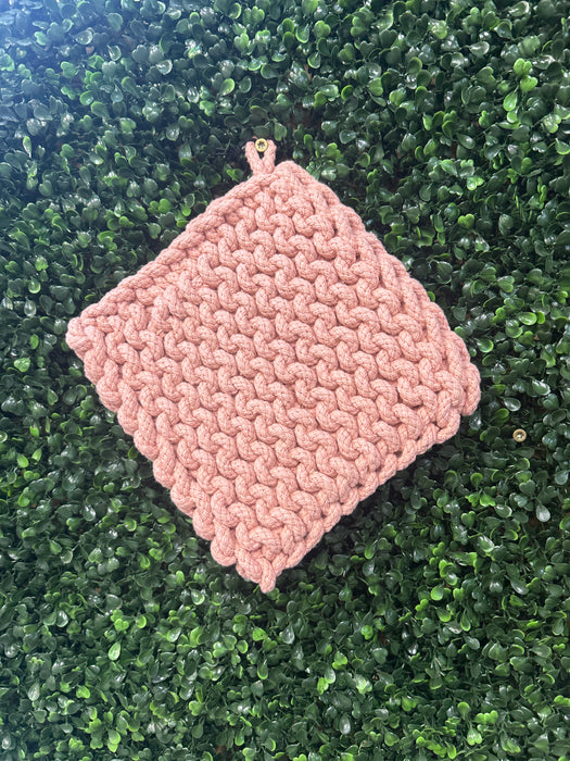 Cotton Crocheted Pot Holders - 10 Colors!