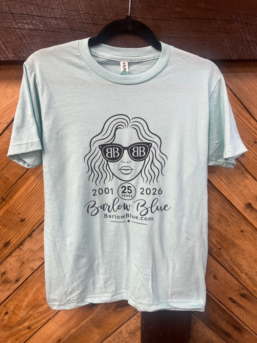 Barlow Blue 25 Years Tee. Doorbuster Deal for our 25th Anniversary Sale June 6, 7 & 8!