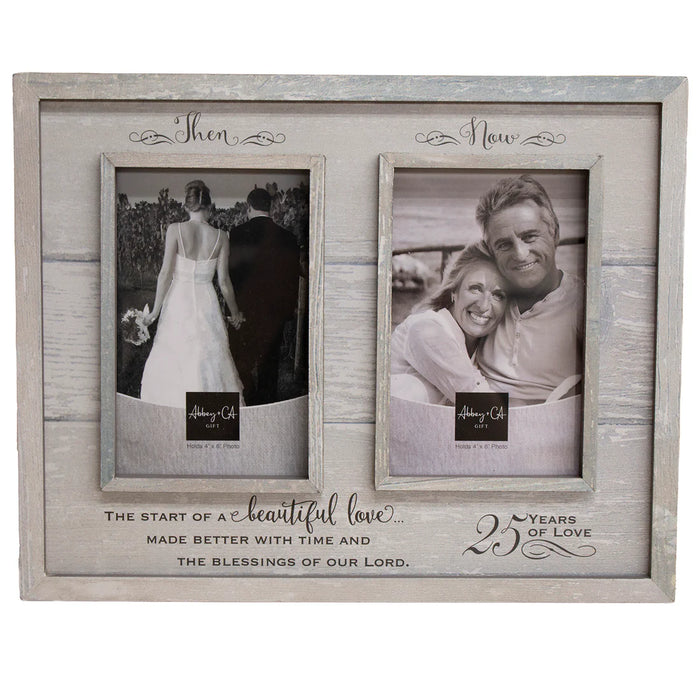 Then & Now Anniversary Frame