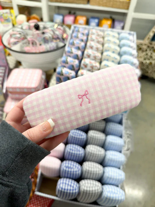 Gingham Eye Glasses or Sunglasses Case by Simply Southern.