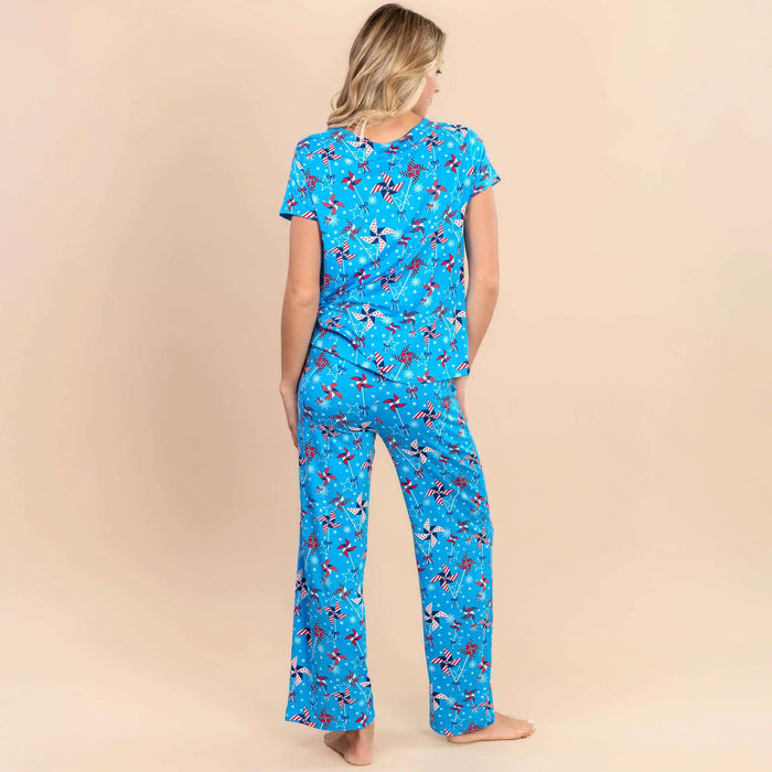 Americana Pinwheels Poly Lounge / Pajama Pants