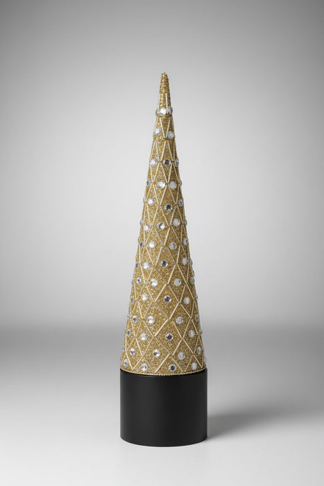 Gold & Crystal Christmas Tree