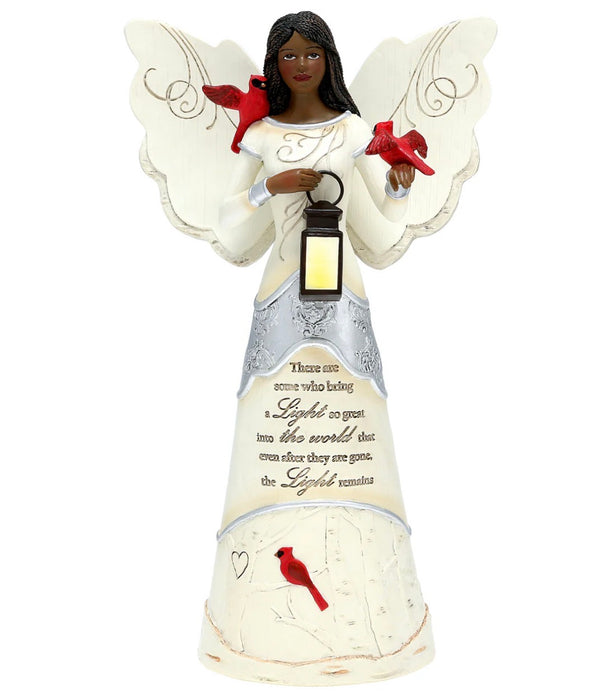 EBN Light Remains - 9" EBN Angel Holding Lantern
