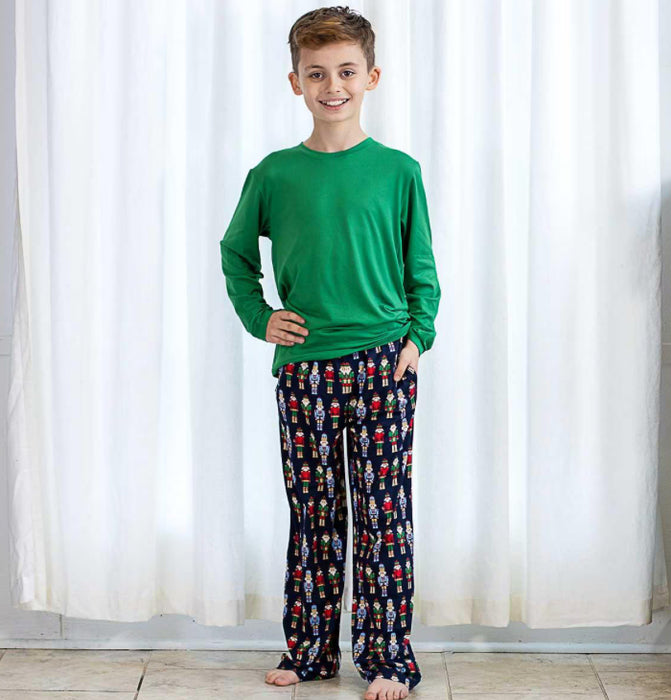 YOUTH Navy Nutcracker March Sleep Pants (YS-YXL)