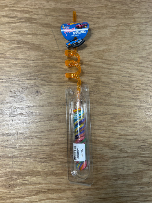 Hot Wheels Crazy Pop Straw Suckers w/ Hot Wheels Charm