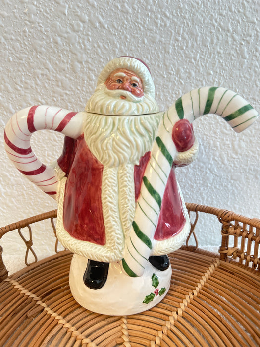 Vintage Kris Kringle Jingle Pitcher with Working Music Box