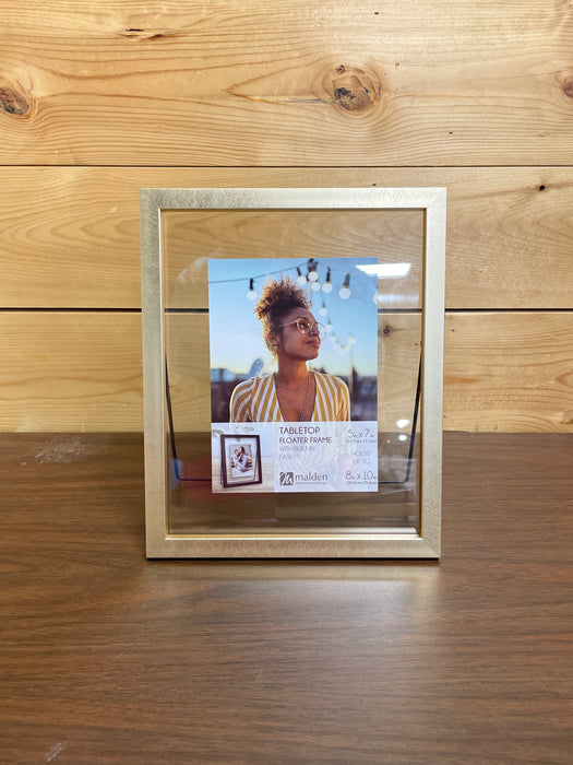 Gold Floating Glass Picture Frames - 2 Sizes!