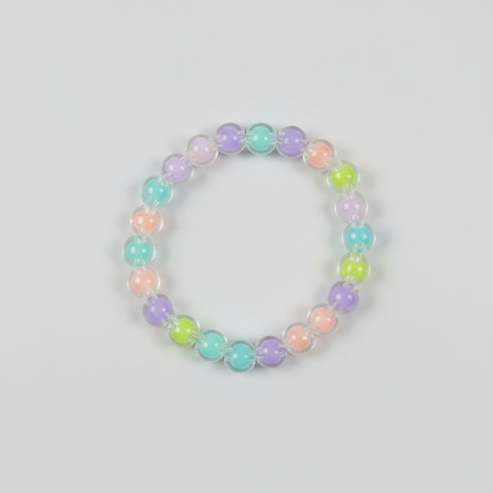 Kid's Rainbow Glass Beaded Bracelet