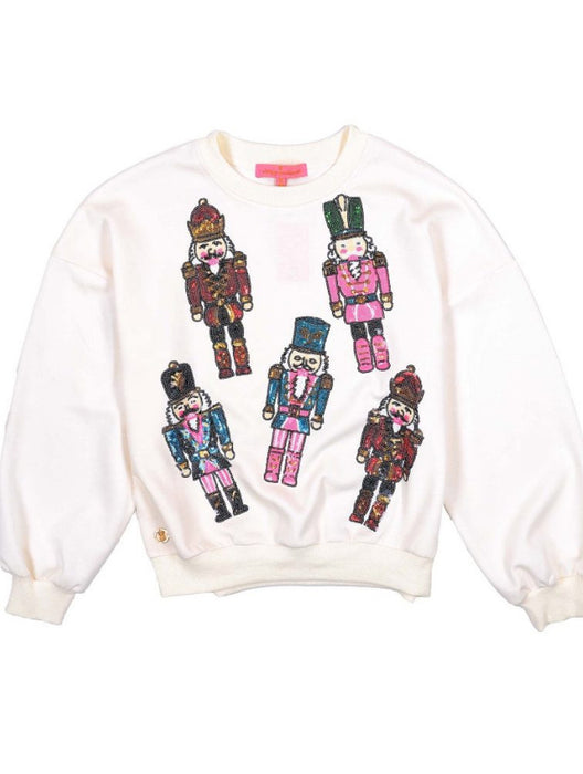 Sequin Nutcracker Sweatshirt (REG/PLUS)