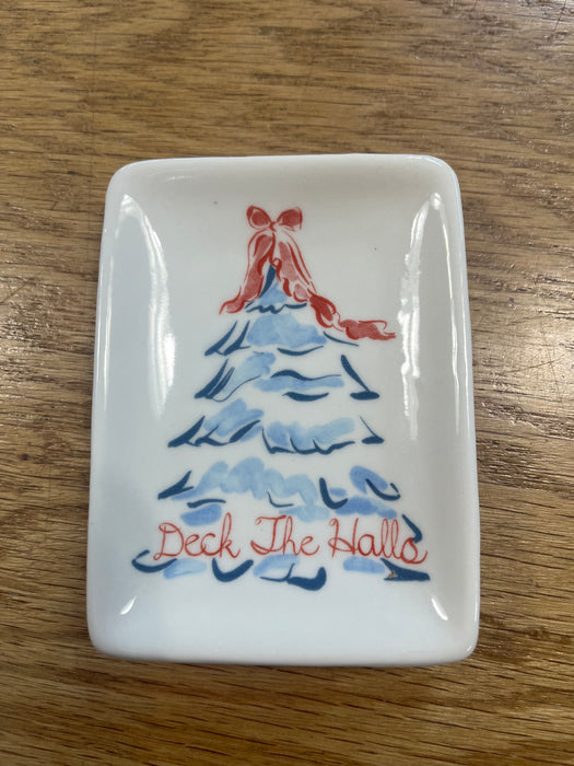 4" Christmas Themed Trinket Dish- Available in 4 Styles!