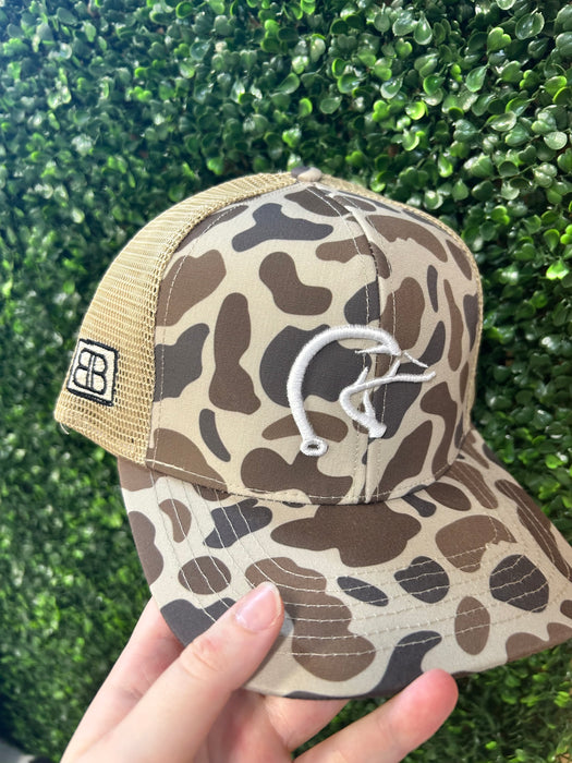 Embroidered Classic White Duck Face Hats - 4 Styles Available!