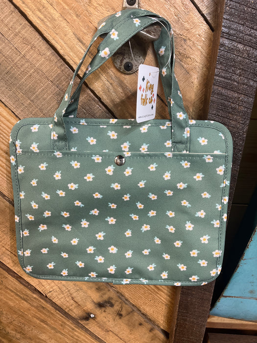 Olive Mini Daisy Bible Bag