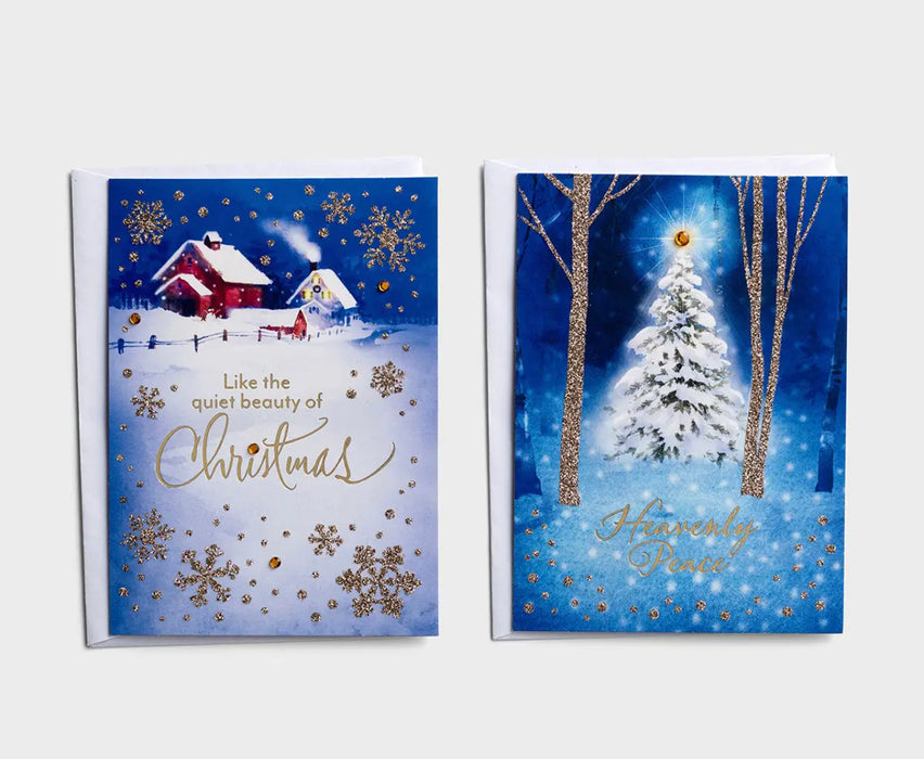 The Quiet Beauty of Christmas - 24 Assorted Christmas Boxed Cards