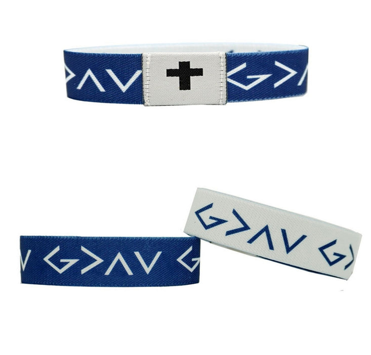 Reversible Daily Bible Verse Bracelets.  Scan with your smartphone for a new verse each time!  Teen / Adult Sizes.