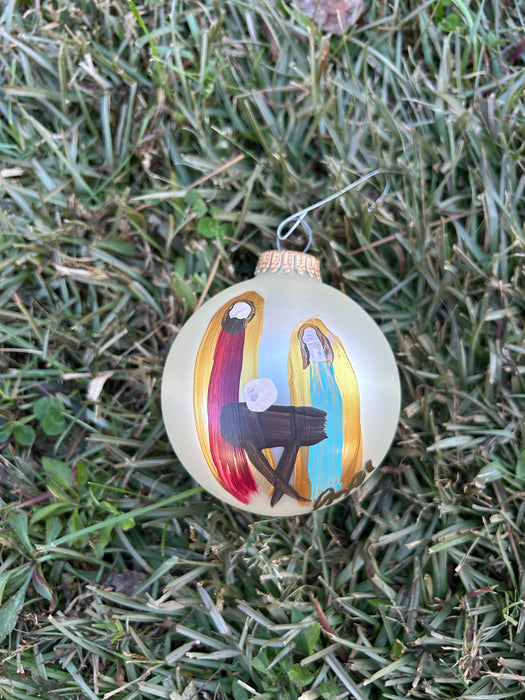 Hand Painted Nativity Ornaments by Alex Ladner