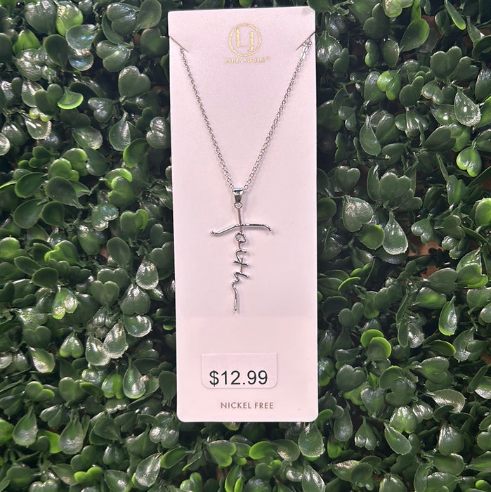 “Faith” Cross Necklaces- available in 2 Colors!