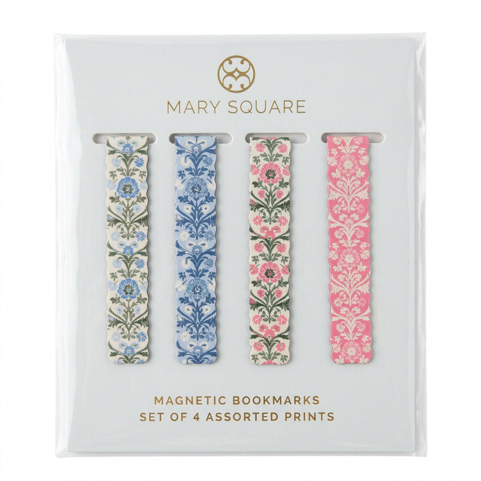 Magnetic Bookmarks by Mary Square. Come in packs of 4- 4 styles to choose from