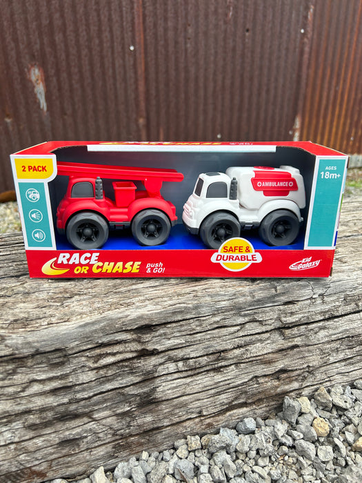 Preschool Rescue Vehicles - 2 Pack