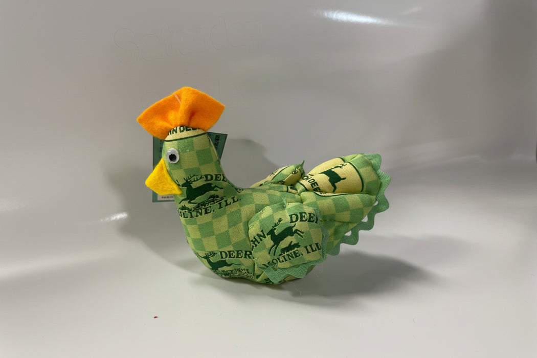 Miniature Hand Sewn Chickens .  Made from Fun Fabric or Vintage Feed Sacks.