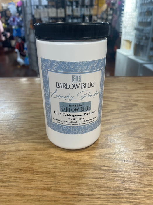 Barlow Blue Laundry Powder Detergent - Multiple Scents.  Available in 16oz & 32oz