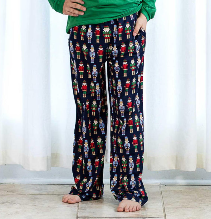 YOUTH Navy Nutcracker March Sleep Pants (YS-YXL)