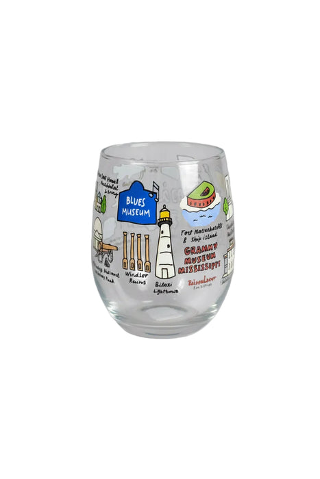 Mississippi Wine Glass