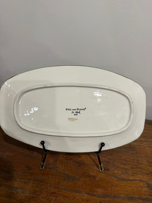 Vintage Fitz & Floyd “St. Nick” Christmas Platter – Merry Christmas to All