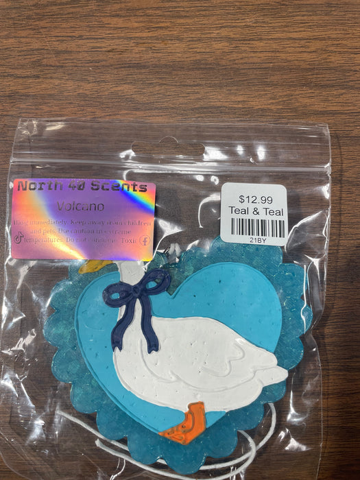 Goose with a Heart Freshie: Volcano
